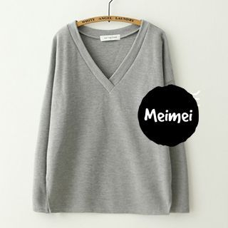 Meimei V-Neck Knit Top