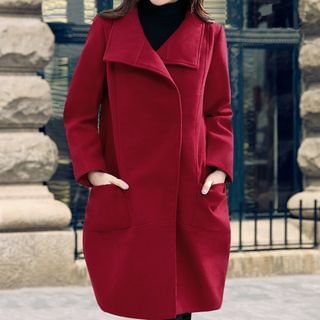 Sayumi Woolen Lapel Coat