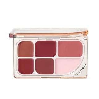 Judydoll - 6-Color Multi-Use Lip Palette - 2 Style #02 Icy Berry Palette