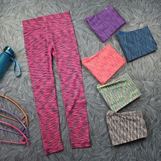 GYM QUEEN Patterned Running Tights