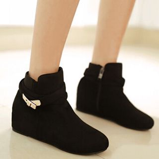 Gizmal Boots Hidden Wedge Ankle Boots