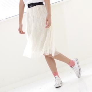 Tulle Layered Lace Skirt