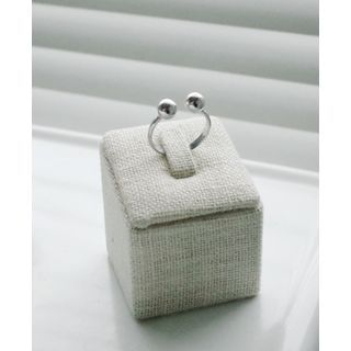 Reflower Ball-Accent Silver Ring