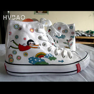 "Fly Away" High-Top Sneakers