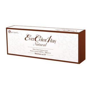 EverColor - Natural Moisture & UV One-Day Color Lens Pearl Beige 20 pcs P-5.50 (20 pcs)