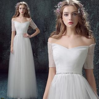 Angel Bridal Sleeved A-Line Wedding Dress