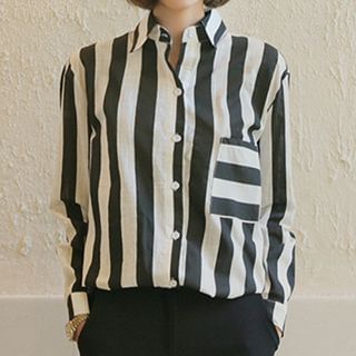 Jolly Club Long-Sleeve Striped Shirt