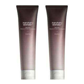Haruharu Wonder - Black Rice Moisture 5.5 Soft Cleansing Gel Bundle Set 2 Pcs