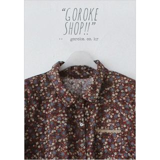 GOROKE Floral Pattern Shirtdress