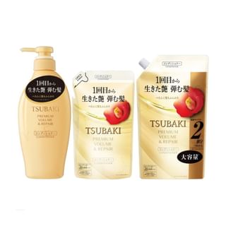 Shiseido - Tsubaki Premium Volume & Repair Conditioner 300Ml Refill