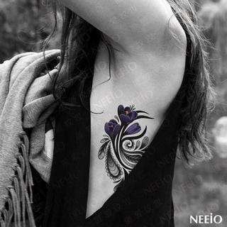 Neeio Waterproof Temporary Tattoo (Tulip) 1 sheet