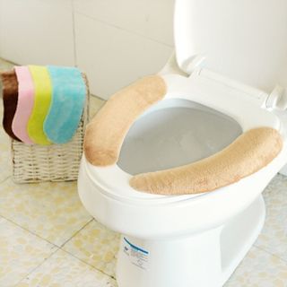 Show Home Self-Adhesive Toilet Seat Cover
