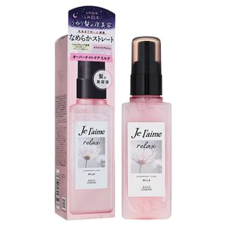 Kose - Je l'aime Relax Over Night Care Milk - Haarlotion