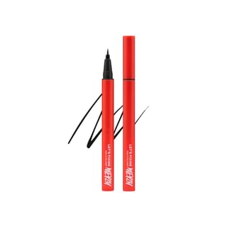 MERZY - Let's Fixing Pen Eyeliner - 2 Colors #01 Oreo