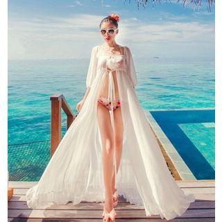 Lady J Swimwear Chiffon Cover-Up Dress