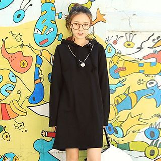 Fashion Street Hooded Long Pullover