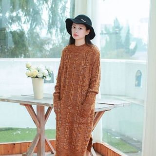tete Cable-Knit Sweater Dress