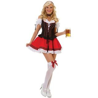 Cosgirl Beer Girl Party Costume