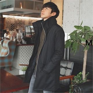 MITOSHOP High-Neck Zip-Up Coat