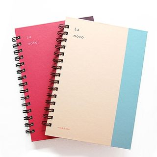 LIFE STORY Color-Block Spring Note Book (A5)