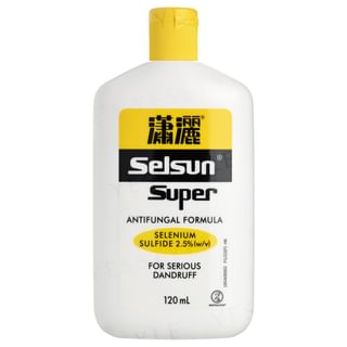 Rohto Mentholatum - Selsun Super Selenium Sulfide 2.5% Shampoo 120ml