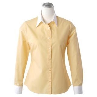 Cleric Collar Shirt (Light Orange)