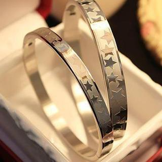 Love Generation Bangle (One Pieces) Silver - One Size