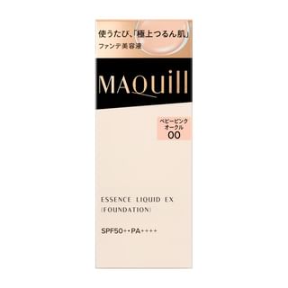 Shiseido - Maquillage Essence Liquid Ex Foundation Spf 50+ Pa++++ Baby Pink Ocher 00 - 24Ml