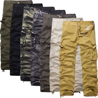 Bay Go Mall Straight Fit Cargo Pants
