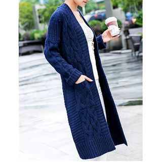 Gaia Cable Knit Chunky Cardigan