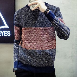 Street Affair Color Block Sweater