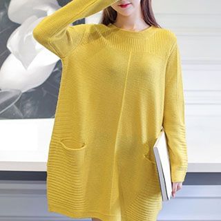 SEYLOS Dual Pocket Sweater Dress