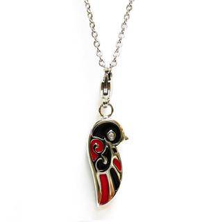 Kenny & co. Love Bird Pendant with Necklace Red , Black - One Size