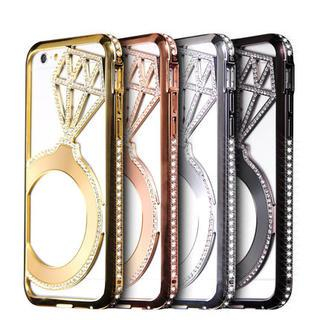 Kindtoy iPhone 6 Rhinestone Metal Frame Case