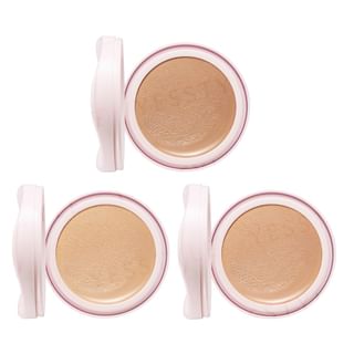 Kose - Esprique Aquary Skinwear Cover Cushion Foundation SPF 50 PA++++ 01 Light Beige - 13g Refill