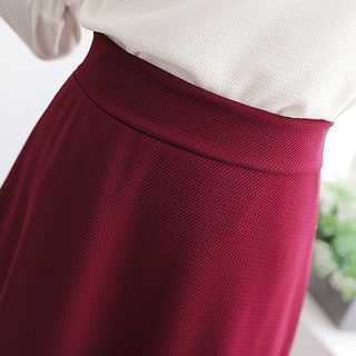 Stylementor Band-Waist A-Line Skirt
