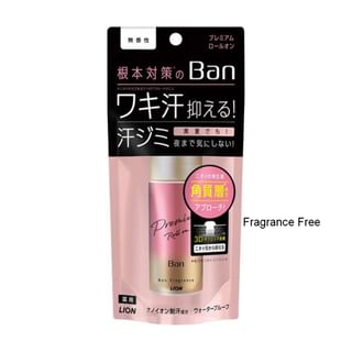 LION - Ban Premium Gold Label Deodorant Roll-On Fragrance Free - 40ml