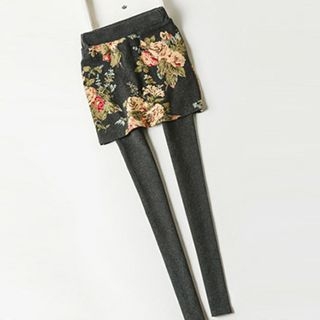 Nanta Legging Inset Floral Skirt