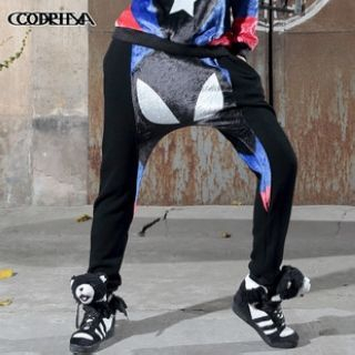Cooreena Patterned Low-Crotched Pants