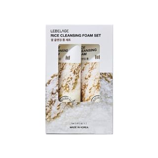 Lebelage - Rice Cleansing Foam Set 2 Pcs