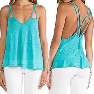 Persephone Cross Strap Back Camisole Top