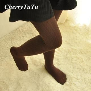 CherryTuTu Cable-Knit Leggings