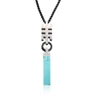 ZN Concept Turquoise Pendant with Silk Cord