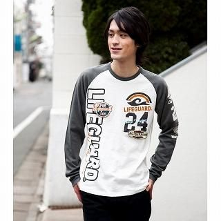 3/4-Sleeve Appliqu  Printed Raglan Tee