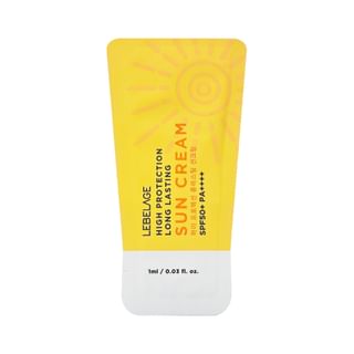 Lebelage - High Protection Sun Cream Sachet - 3 Types Long Lasting