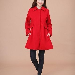 XINLAN Wool-Blend Coat