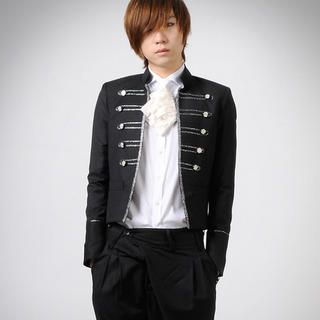 Mandarin Collar Military Jacket
