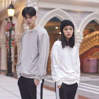 Dubel Couple Plain Sweatshirt