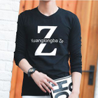 Long-Sleeve Print T-Shirt от YesStyle.com INT Long-Sleeve Print T-Shirt от YesStyle.com INT