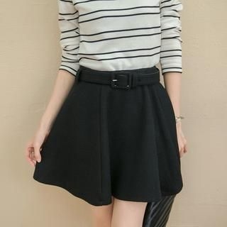 Tokyo Fashion Belted A-Line Skirt